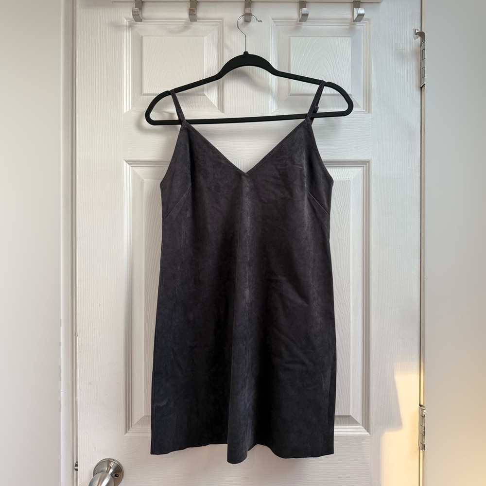 Wilfred Vivienne Faux Suede Mini Slip Dress - Aritzia (Size S)